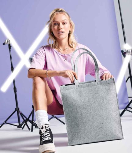 BagBase Felt Tote Bag - GME - ONE